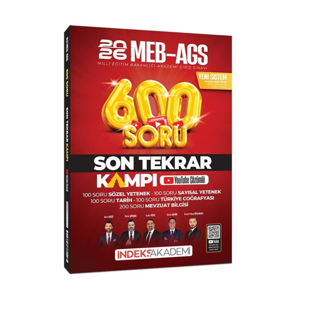 2026 MEB-AGS Son Tekrar Kampı 600 Soru Bankası