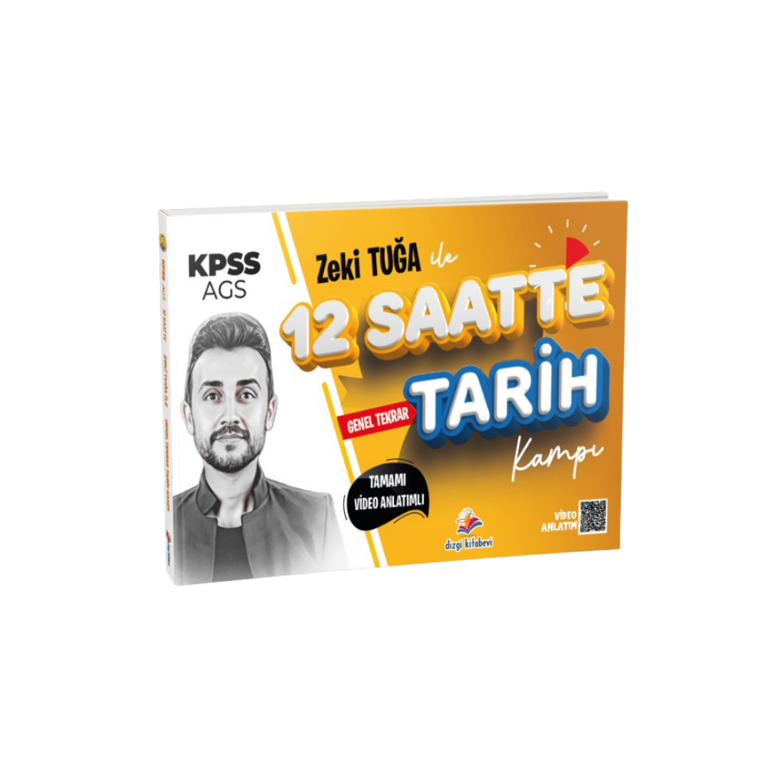 KPSS AGS Zeki Tuğa ile 12 Saatte Tarih Tekrar Kampı kitap kapağı