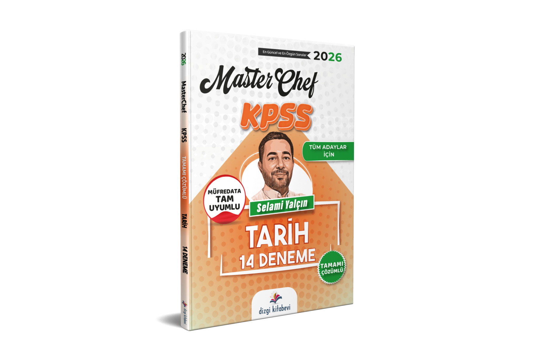 2026 MasterChef KPSS Tarih 14 Deneme Selami Yalçın kitap kapağı