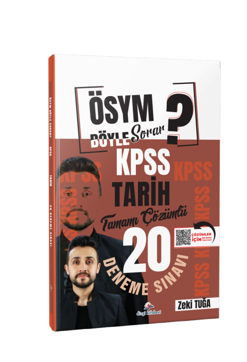 ÖSYM Böyle Sorar KPSS Tarih 20 Deneme Zeki Tuğa kitap kapağı
