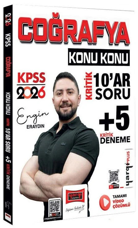 2026 KPSS Coğrafya Konu Konu - Video Çözümlü Deneme | Engin Eraydın