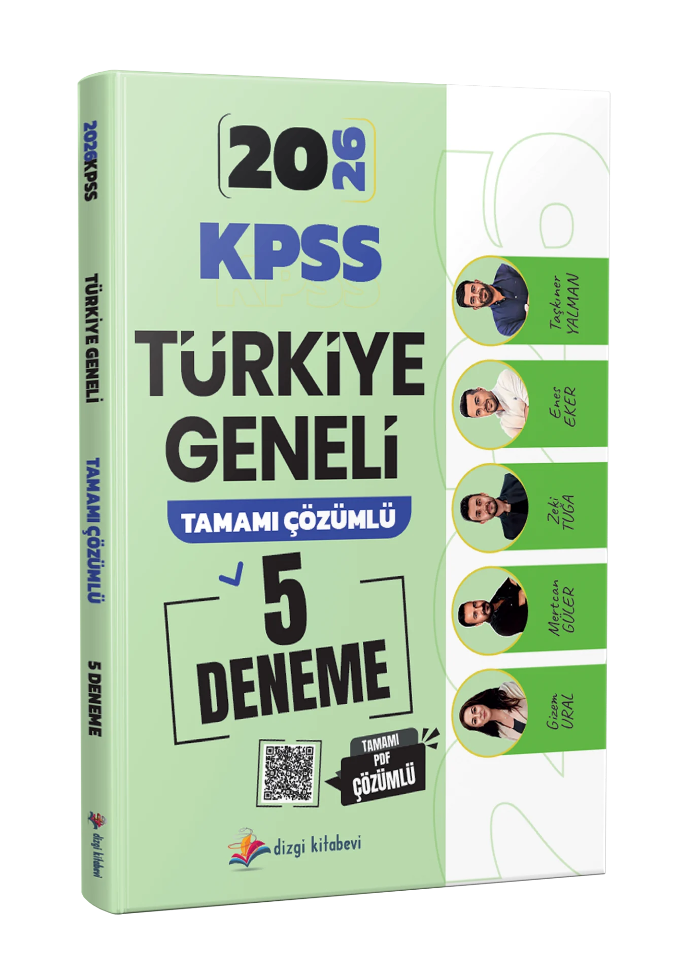 2026 KPSS Türkiye Geneli Tamamı PDF Çözümlü 5 Deneme Sınavı Enes Eker, Zeki Tuğa