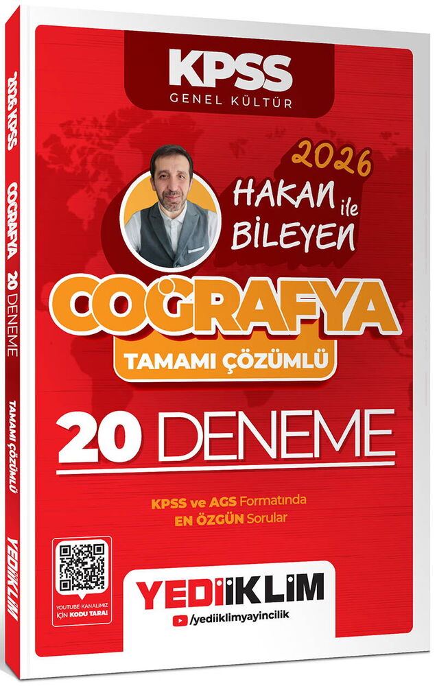 2026 KPSS Hakan BİLEYEN İle Coğrafya Tamamı Çözümlü 20 Deneme