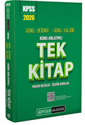2026 KPSS Genel Yetenek Genel Kültür Konu Anlatımlı Tek Kitap