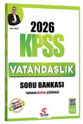 2026 KPSS Vatandaşlık Soru Bankası Çözümlü - Can Selvi Tekrar Akademi Yayınları