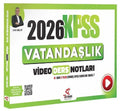 2026 KPSS Vatandaşlık Video Ders Notları - Can Selvi Tekrar Akademi Yayınları
